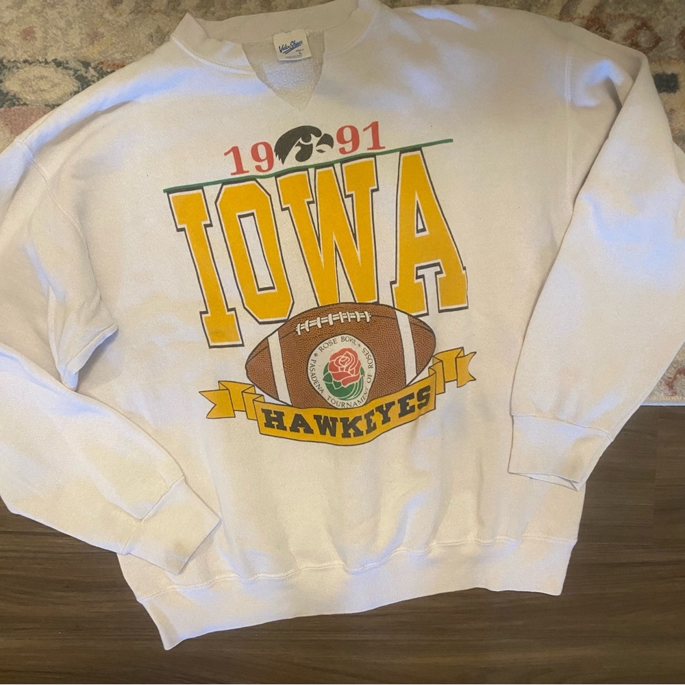 Iowa Hawkeye 1991 Rose Bowl Crewneck Sweatshirt